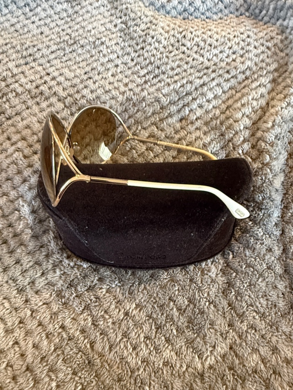 Tom Ford Miranda Gold Frame Brown Lens Women's Sunglasses - Brand Unknown - Picture 2 of 2